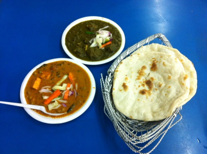 other meals I enjoyed there - the palak paneer is especially good